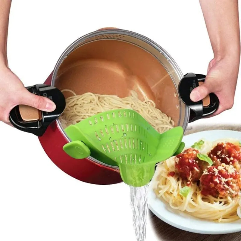 Clip 'N Strain Universal Silicone Strainer Clip