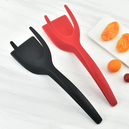 2 In 1 Spatula & Tongs for Eggs