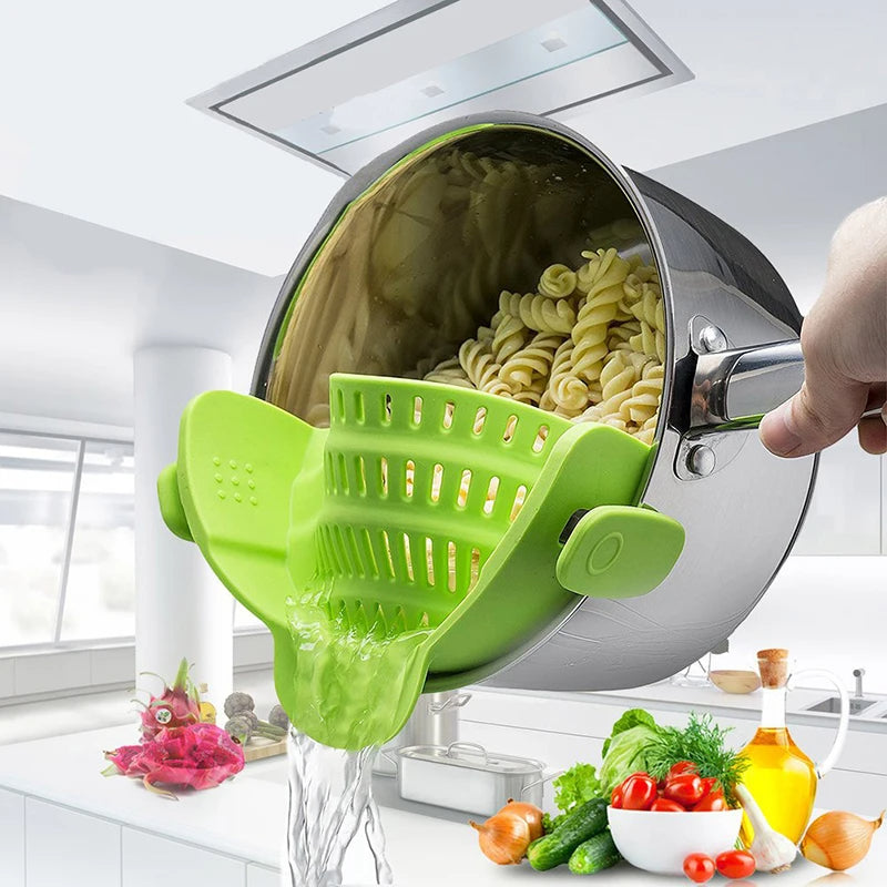 Clip 'N Strain Universal Silicone Strainer Clip